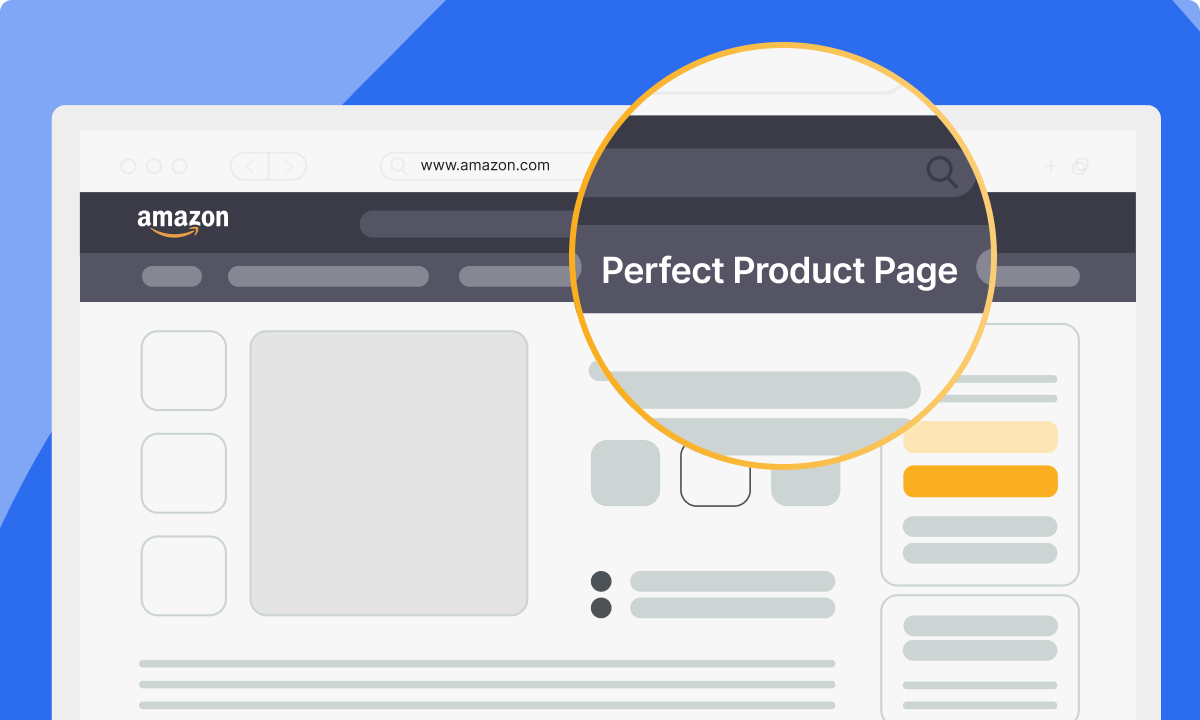 Amazon Perfect Product Page Illustration